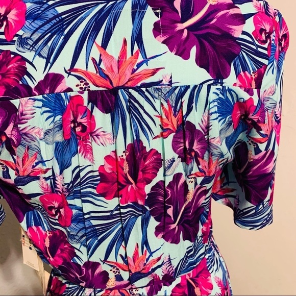 Sunday Mi Amor Maxi Purple Floral Summer Dress Size XS MSRP $80 - Picture 5 of 7